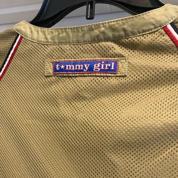 Tommy Hilfiger Y2K Vintage millennium pullover shirt jacket mesh 90’s medium M - Picture 7 of 12